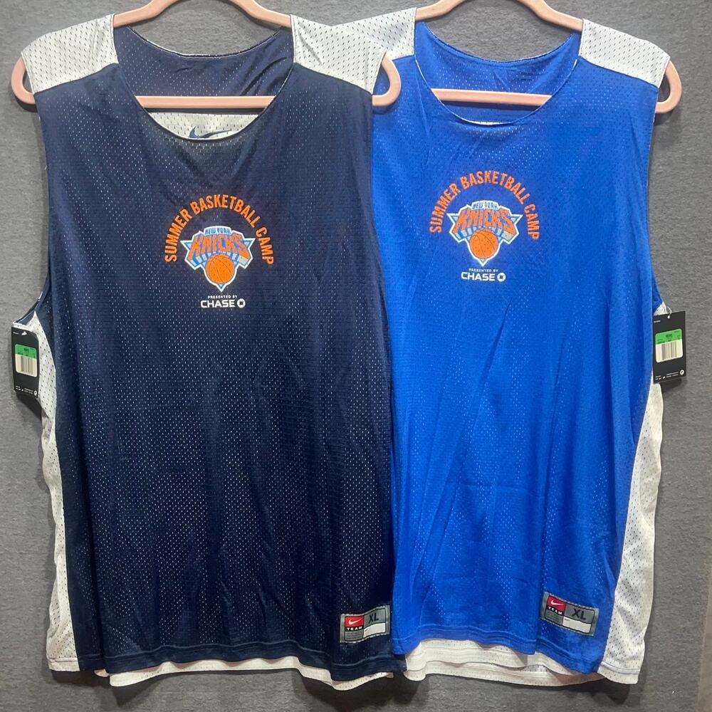 Nike New York Knicks Summer Basketball Camp Reversible Jersey Men Size XL (2) - Picture 2 of 12